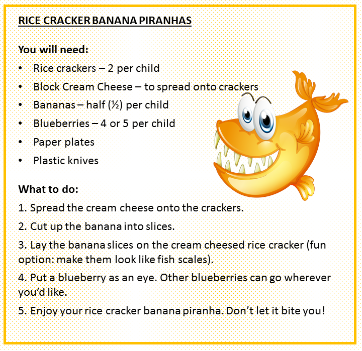 Rice Cracker Piranhas