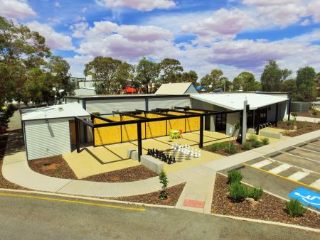 Aerial exterior Community Youth Centre CYC